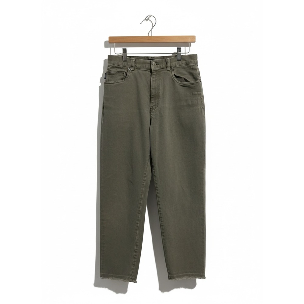 Lauren Ralph Lauren Straight Leg Pants Olive Green Size 8 Womens